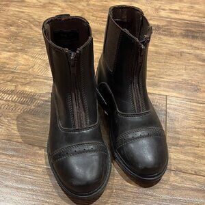 Tuff Rider Equestrian riding paddock boots in brown